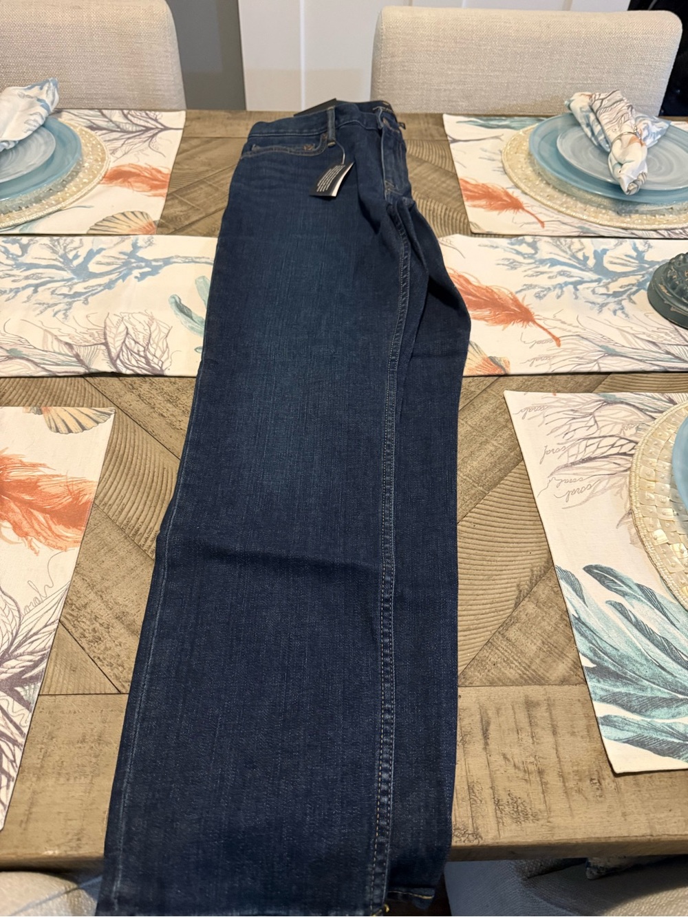 Banana Republic NWT Dark Blue Men's Straight-Leg Jeans